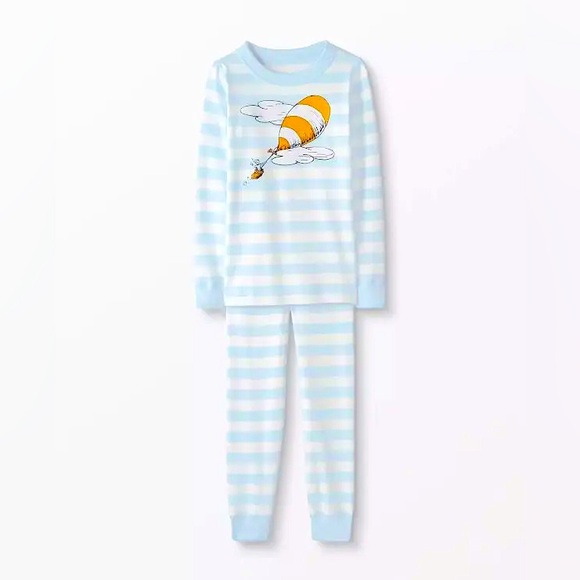 Dr. Seuss by hanna Andersson Long John Pajamas, US 6-7 120cm - Picture 1 of 6